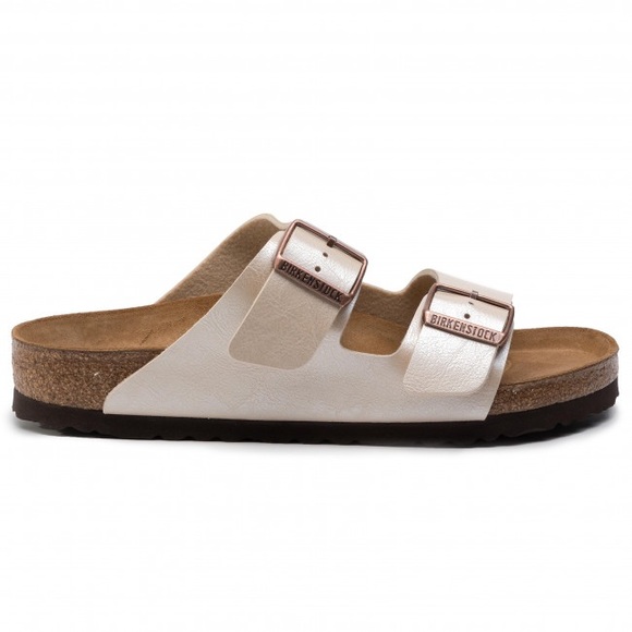 Birkenstock | Shoes | Birkenstock Arizona Graceful Pearl White Sandals |  Poshmark